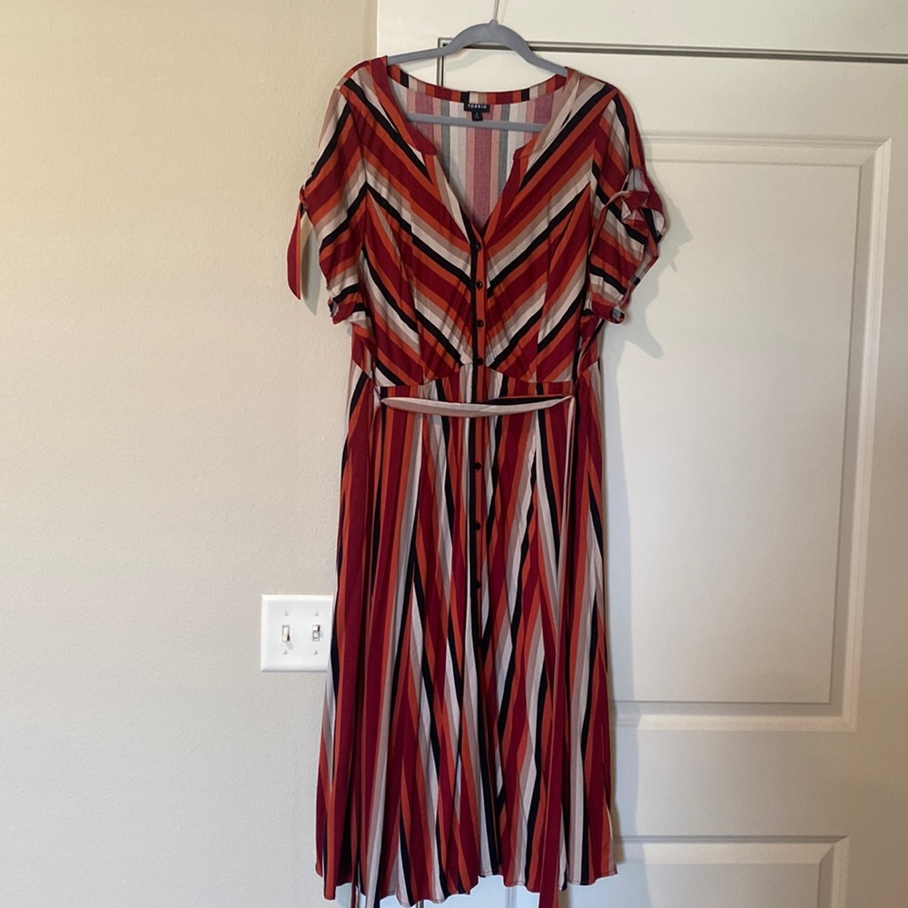 Striped Torrid Dress